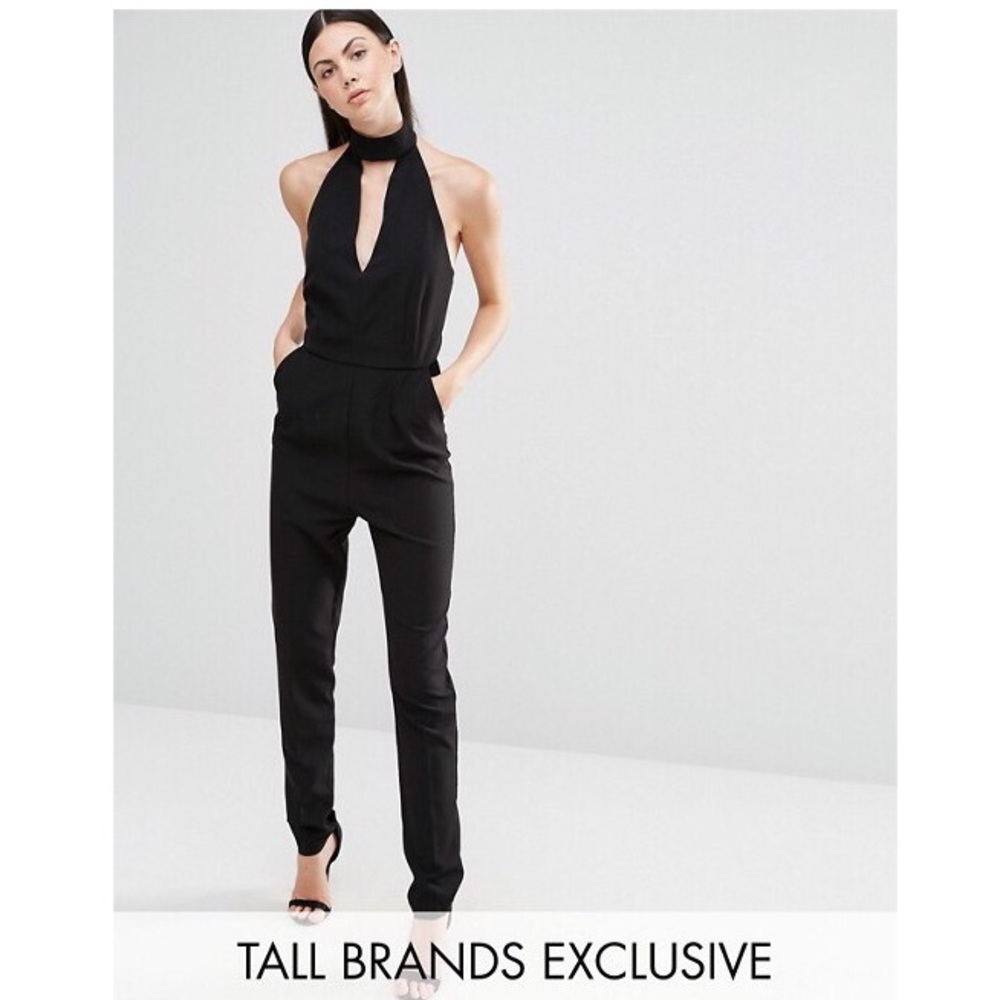 Lavish Alice halter top jumpsuit